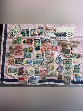 Lot #12 Philippines Vintage Stamps Air Mail Commonwealth 80+ Mixed